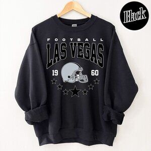 Las Vegas Football Vintage Style Crewneck Sweatshirt For Fan 91